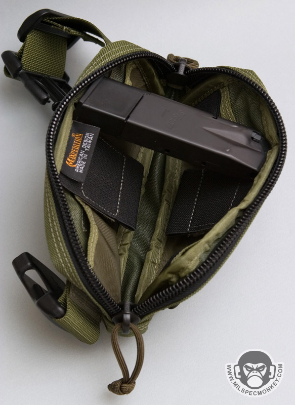 MAXPEDITION JANUS EXTENSION POCKET TACTICAL SECURITY POLICE STORAGE POUCH BLACK 